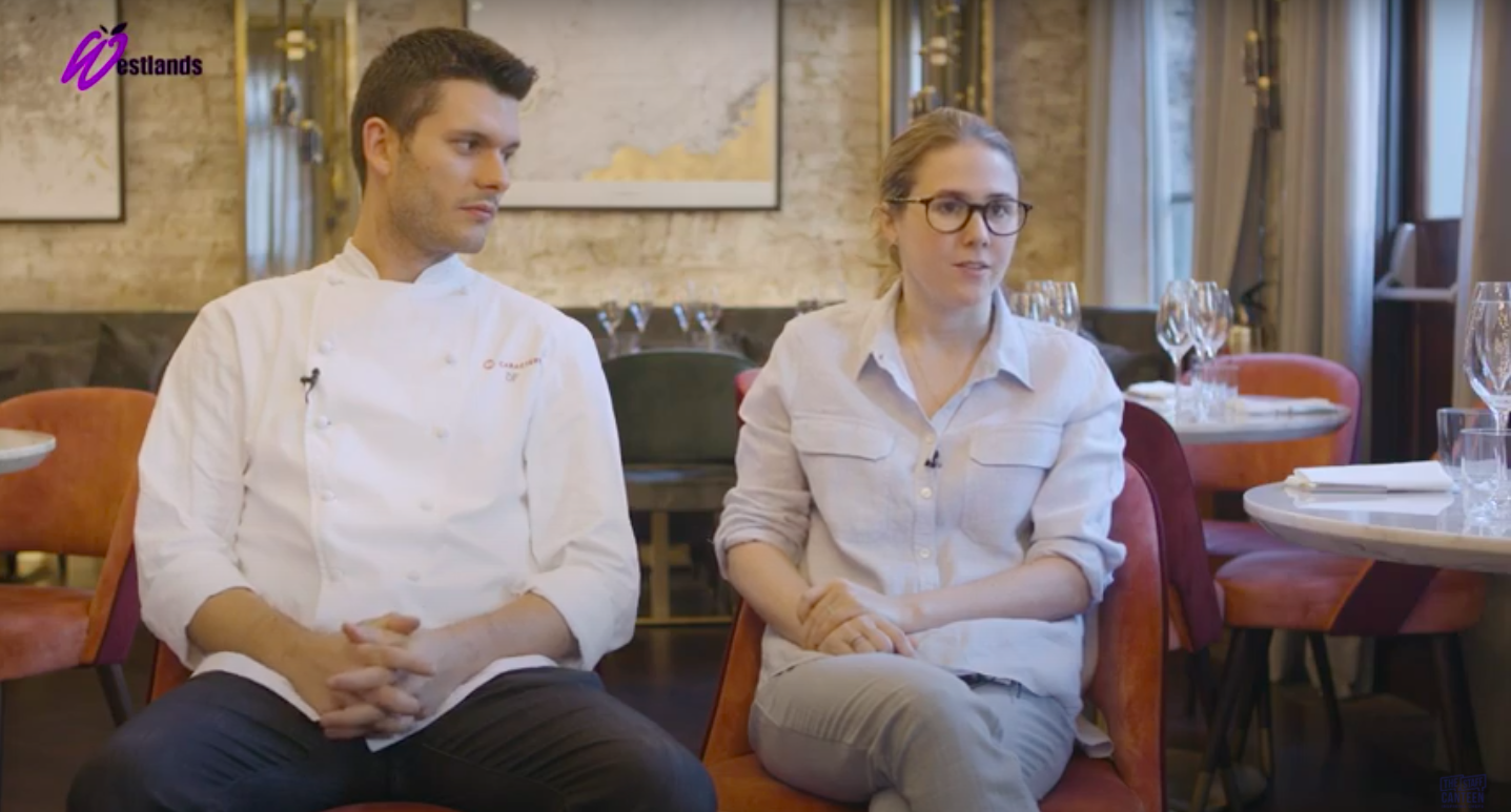 Emily Roux and husband Diego