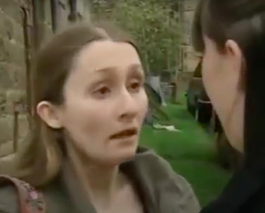 Emily Kirk and Debbie Dingle in Emmerdale