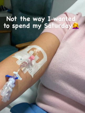 kerry katona in hospital