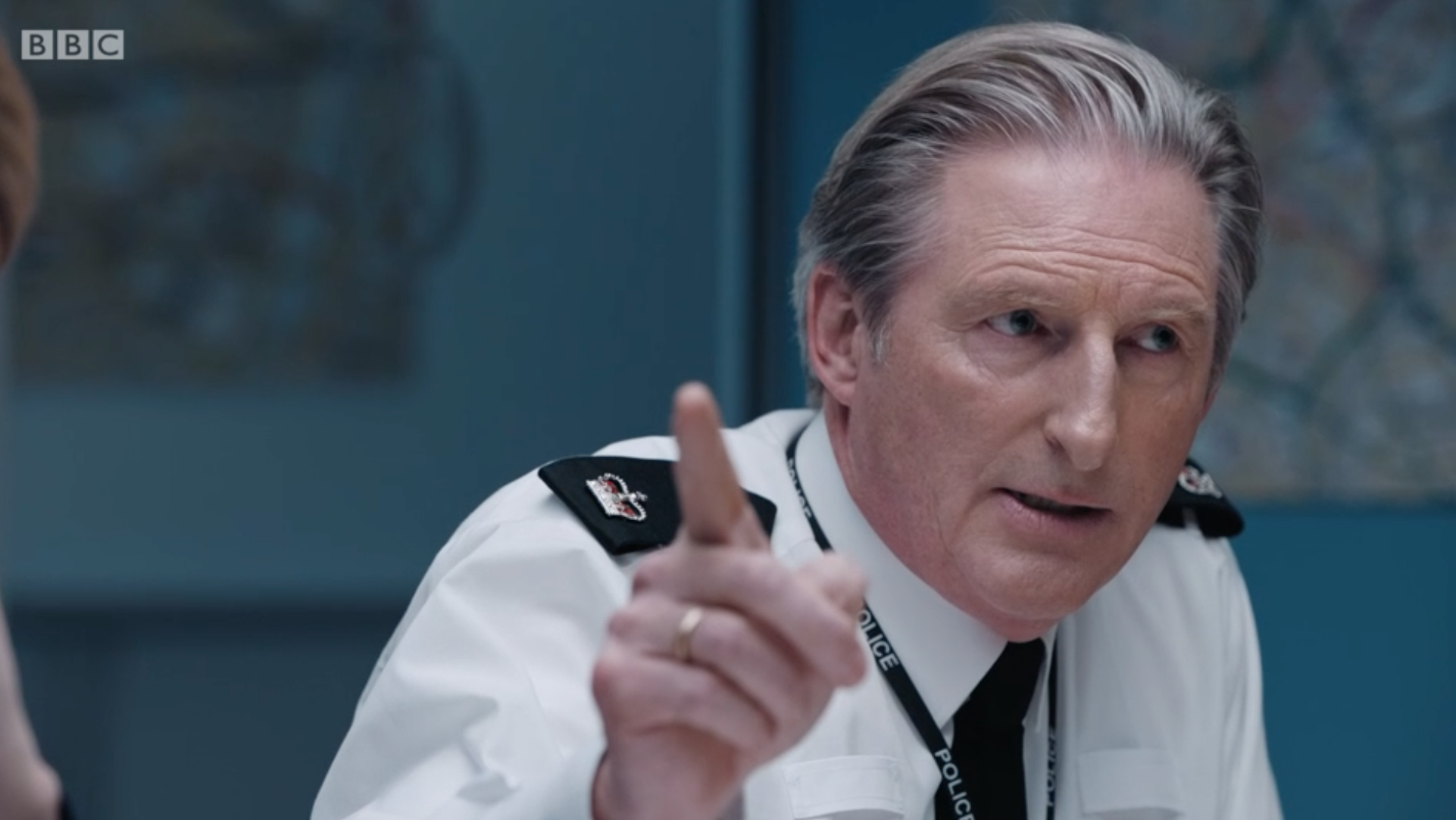 ITV: Adrian Dunbar as Ted Hastings in episode six of Line Of Duty