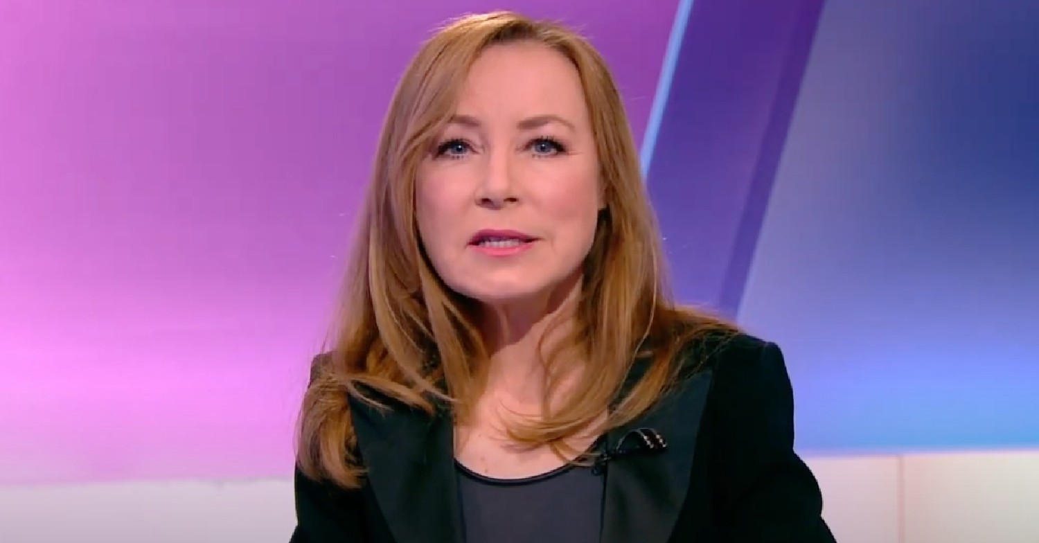 Sian Williams on Channel 5 news