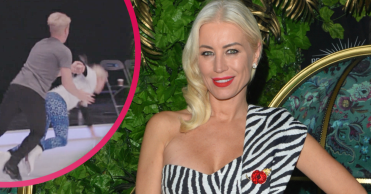 Denise Van Outen said she was hurt by Ashley Banjo;s comments on Dancing On Ice