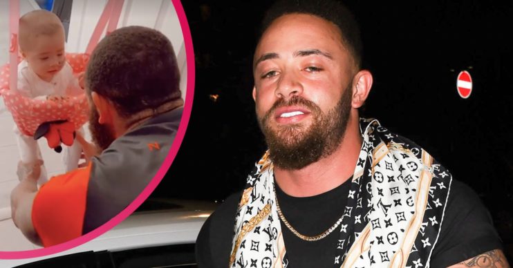 Ashley Cain returns home with daughter for her final days