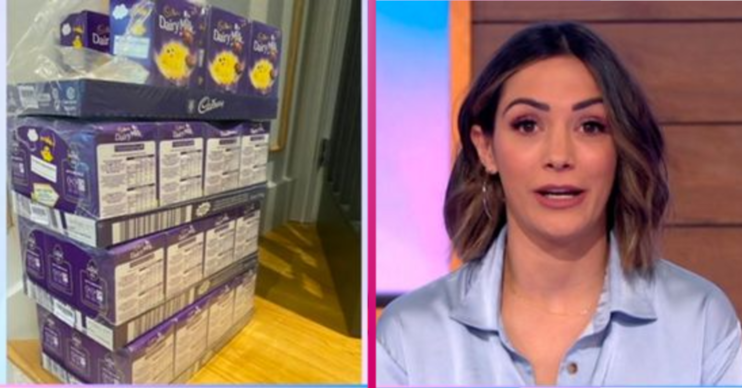 Frankie Bridge admitted husband Wayne ordered six CRATES of eggs, not six Easter eggs