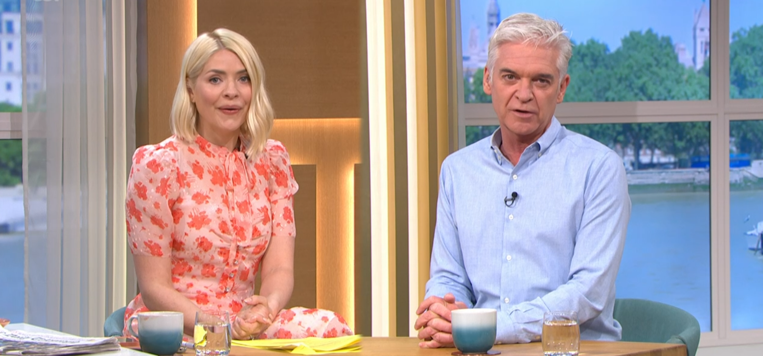 Holly Willoughby and Phillip Schofield on This Morning