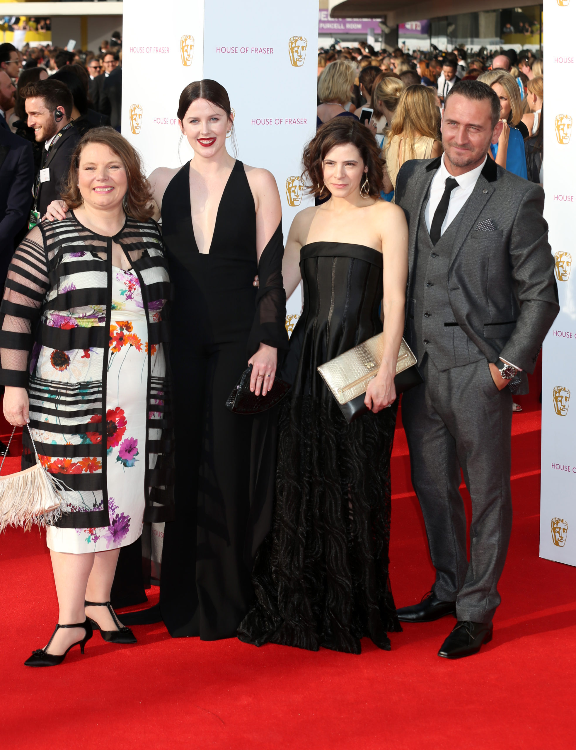 Alexandra Roach alongside her No Offence cast mates