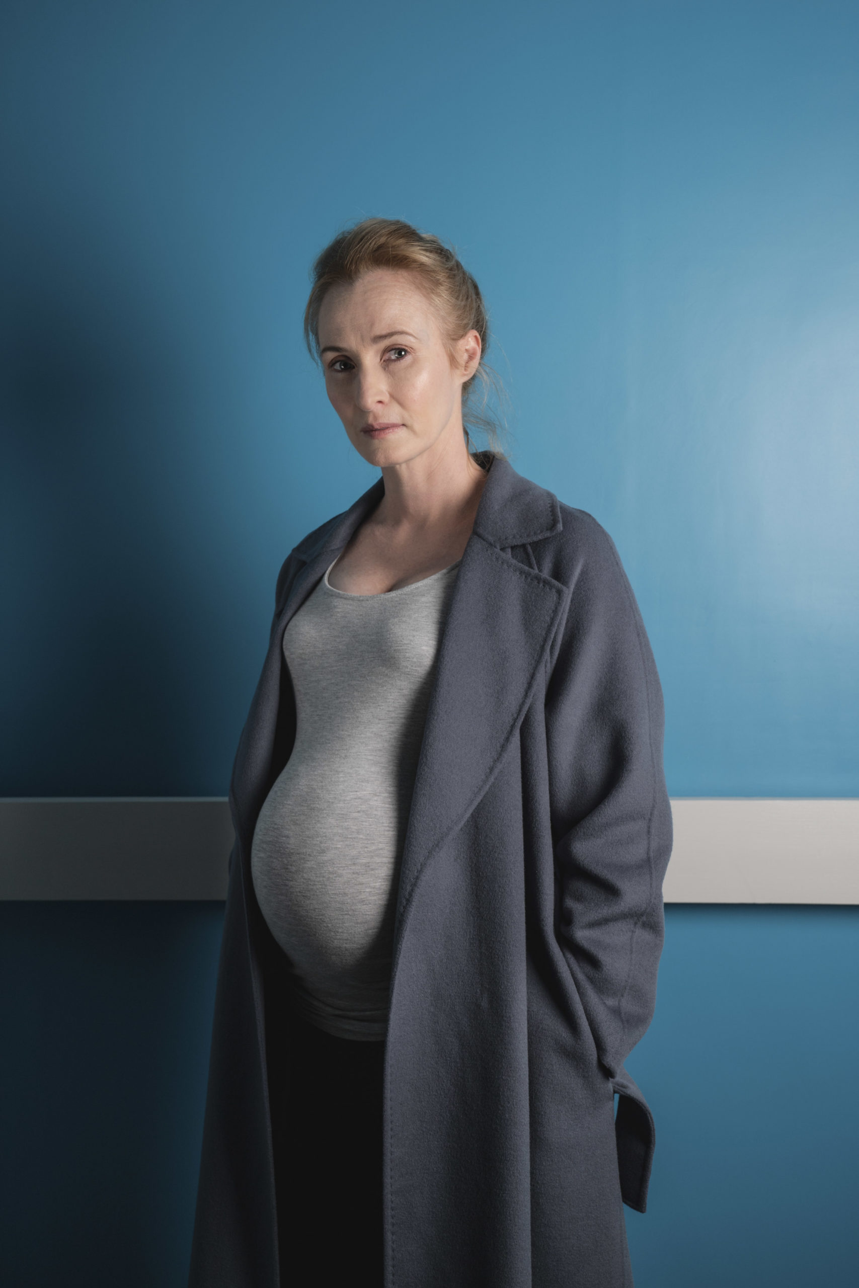 Genevieve O'Reilly as Rosie in Three Families (Credit: BBC One)