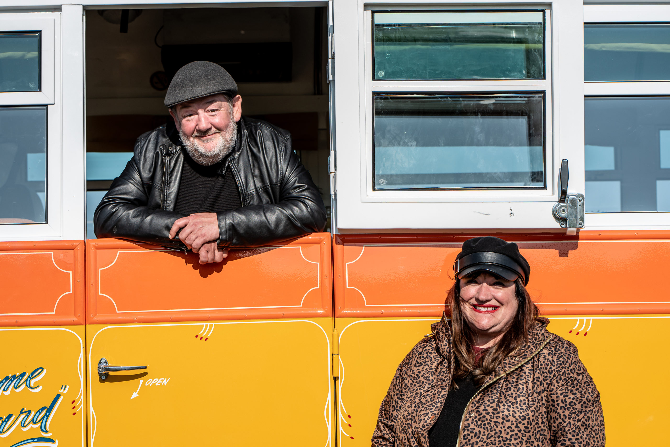 Johnny Vegas and Beverley Dixon in Carry on Glamping on C4