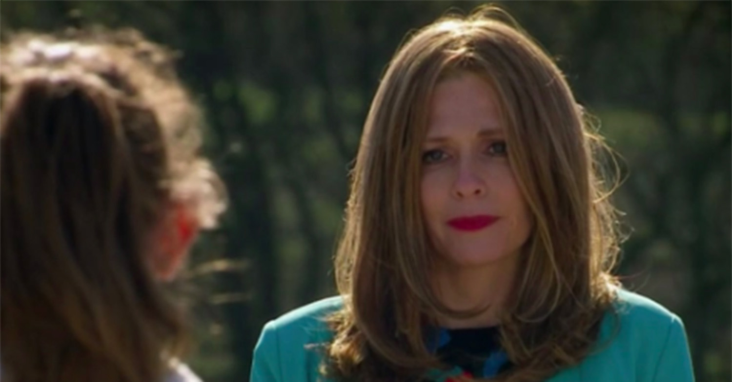 Bernice in Emmerdale wearing a wig
