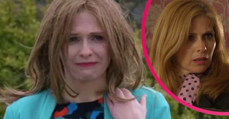 Bernice in Emmerdale wearing wig