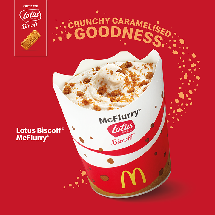 biscoff ice cream McFlurry launched by McDonald's