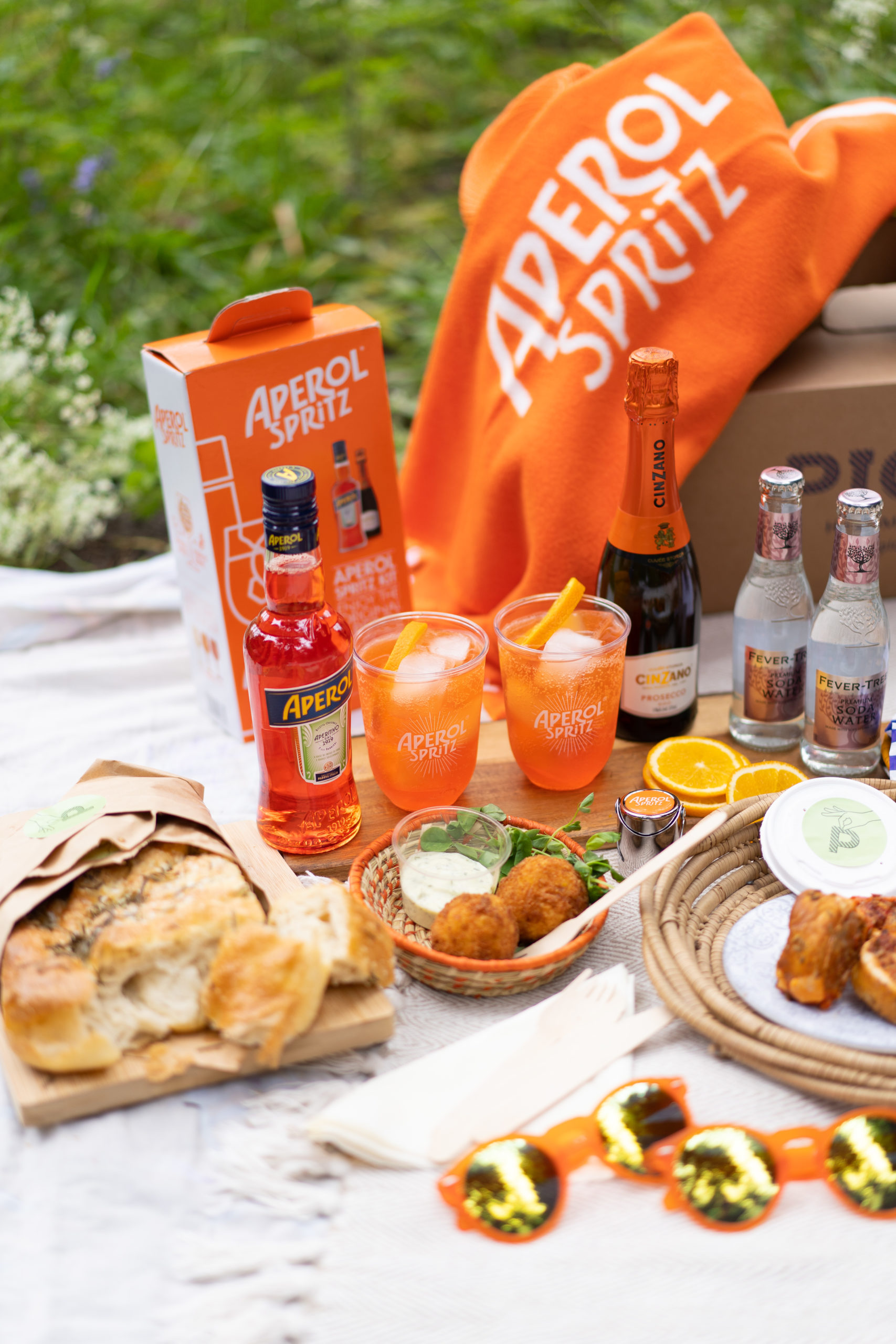 Aperol spritz cocktail kit and hamper on sale for bank holiday weekend