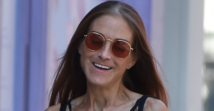 Nikki Grahame smiling looking thin