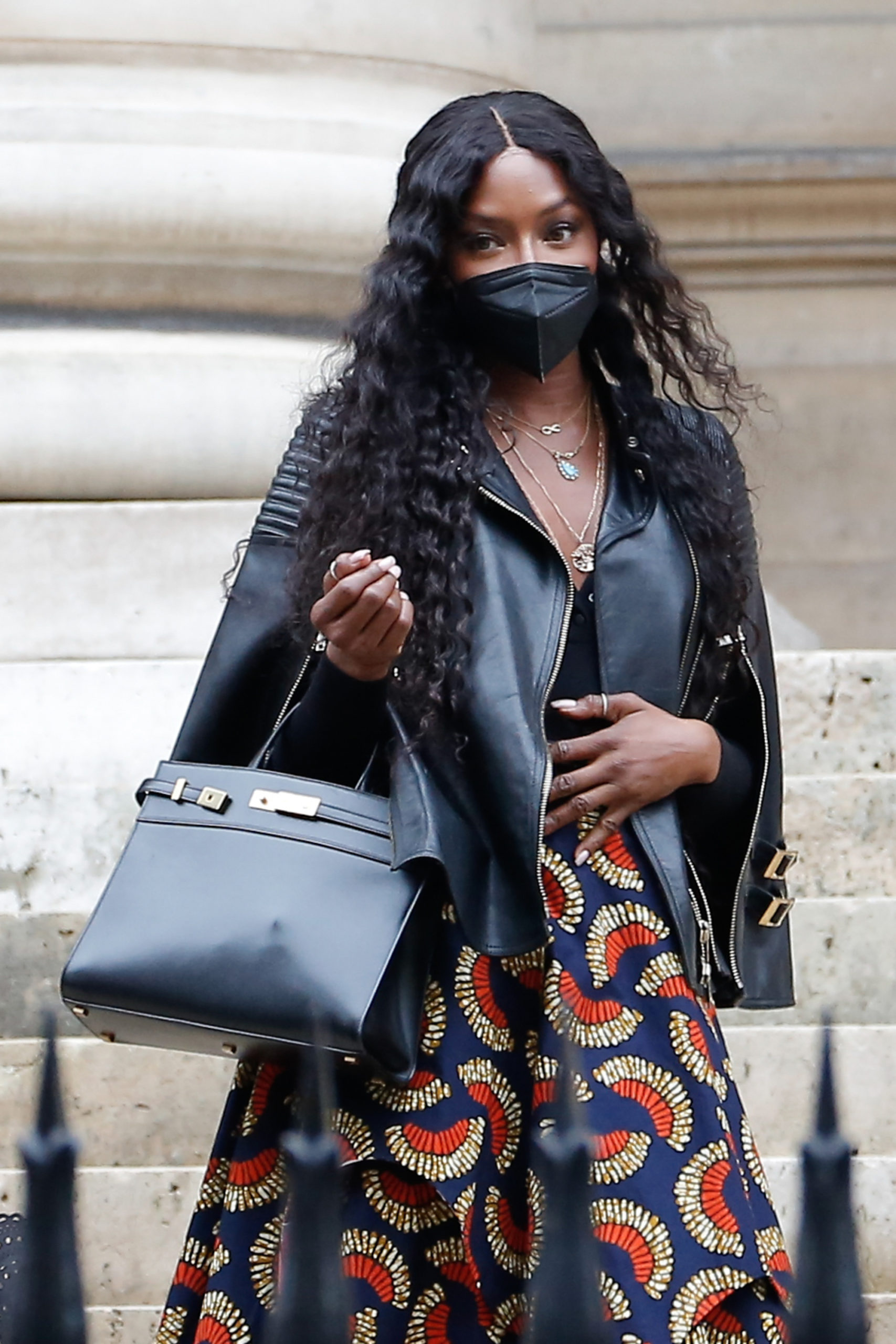 Naomi campbell with baby bump?
