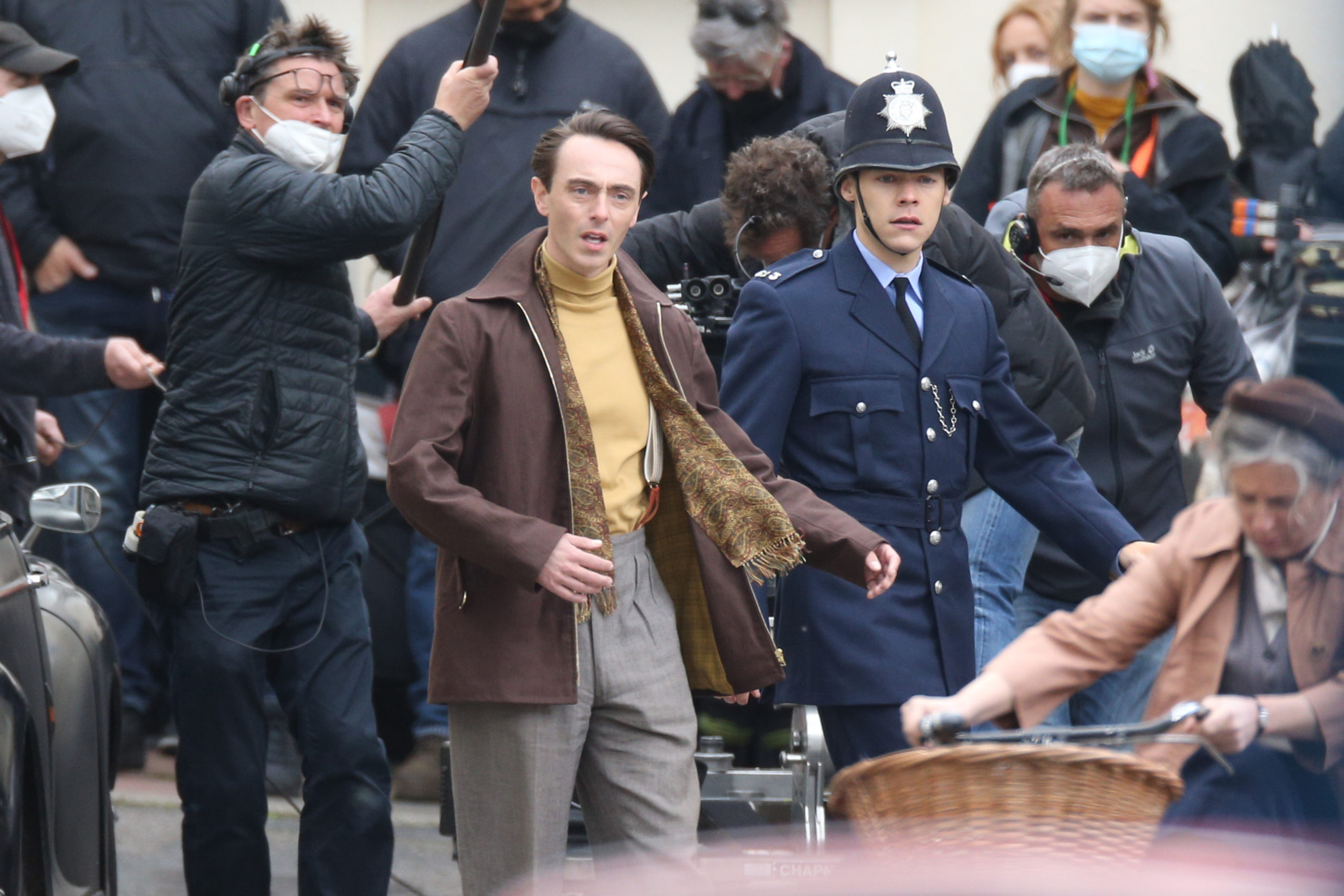 Harry Styles and David Dawson star as lovers in My Policeman (Credit: Splash)