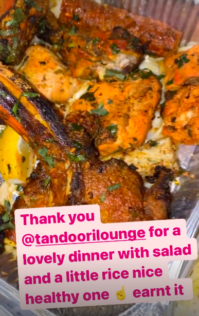 gemma collins orders takeway after losing more weight