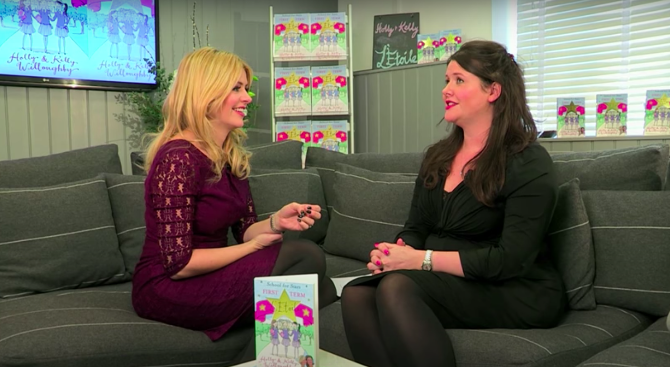Holly Willoughby with her sister Kelly 