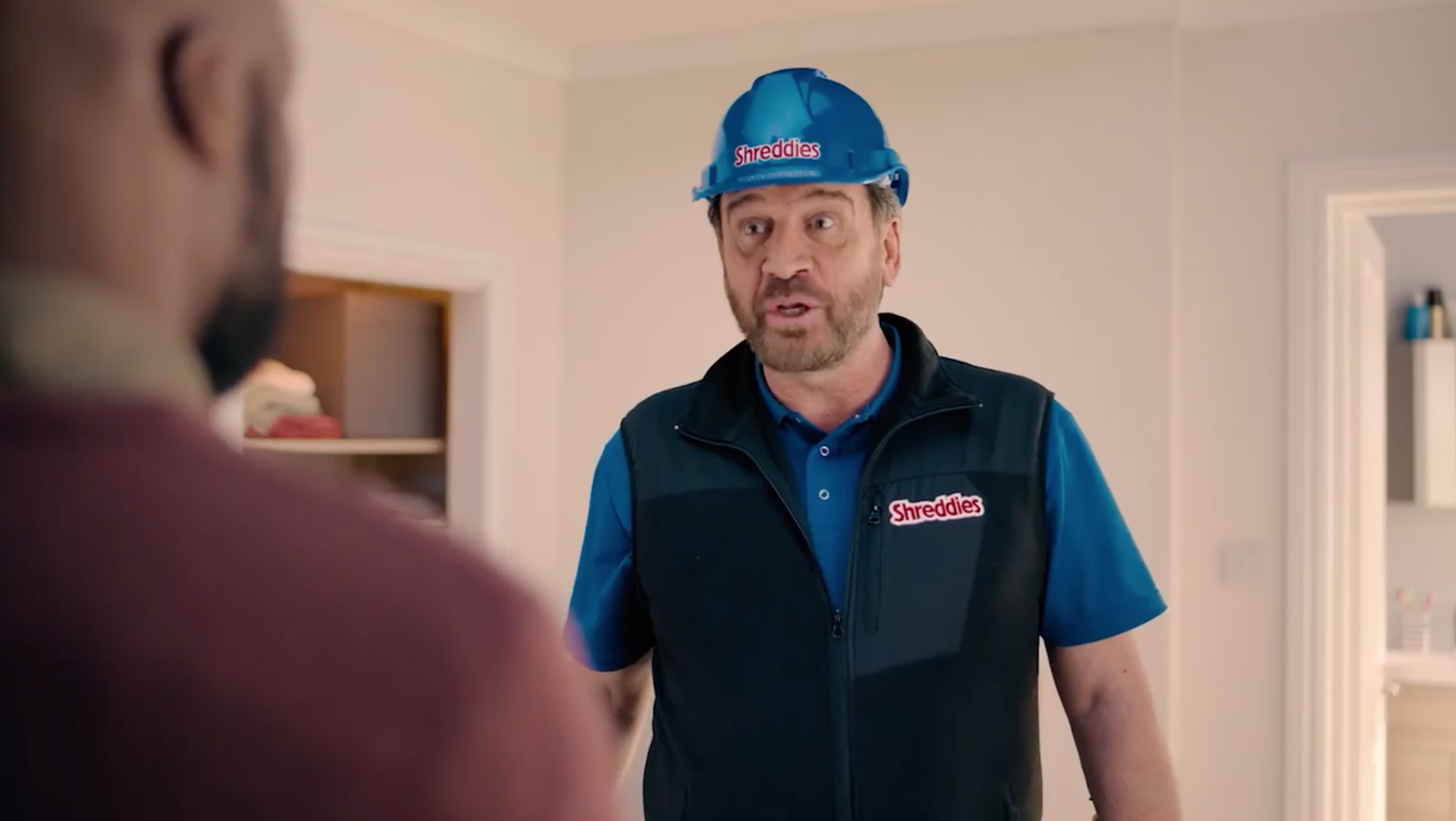 nick knowles shreddies ad