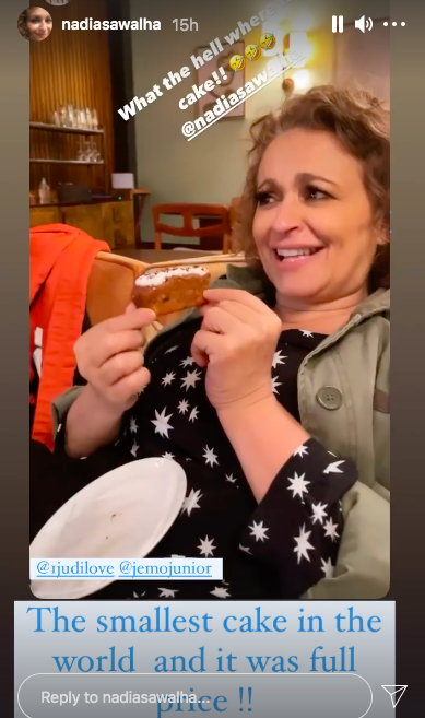 Nadia Sawalha fears people think she is watching her weight