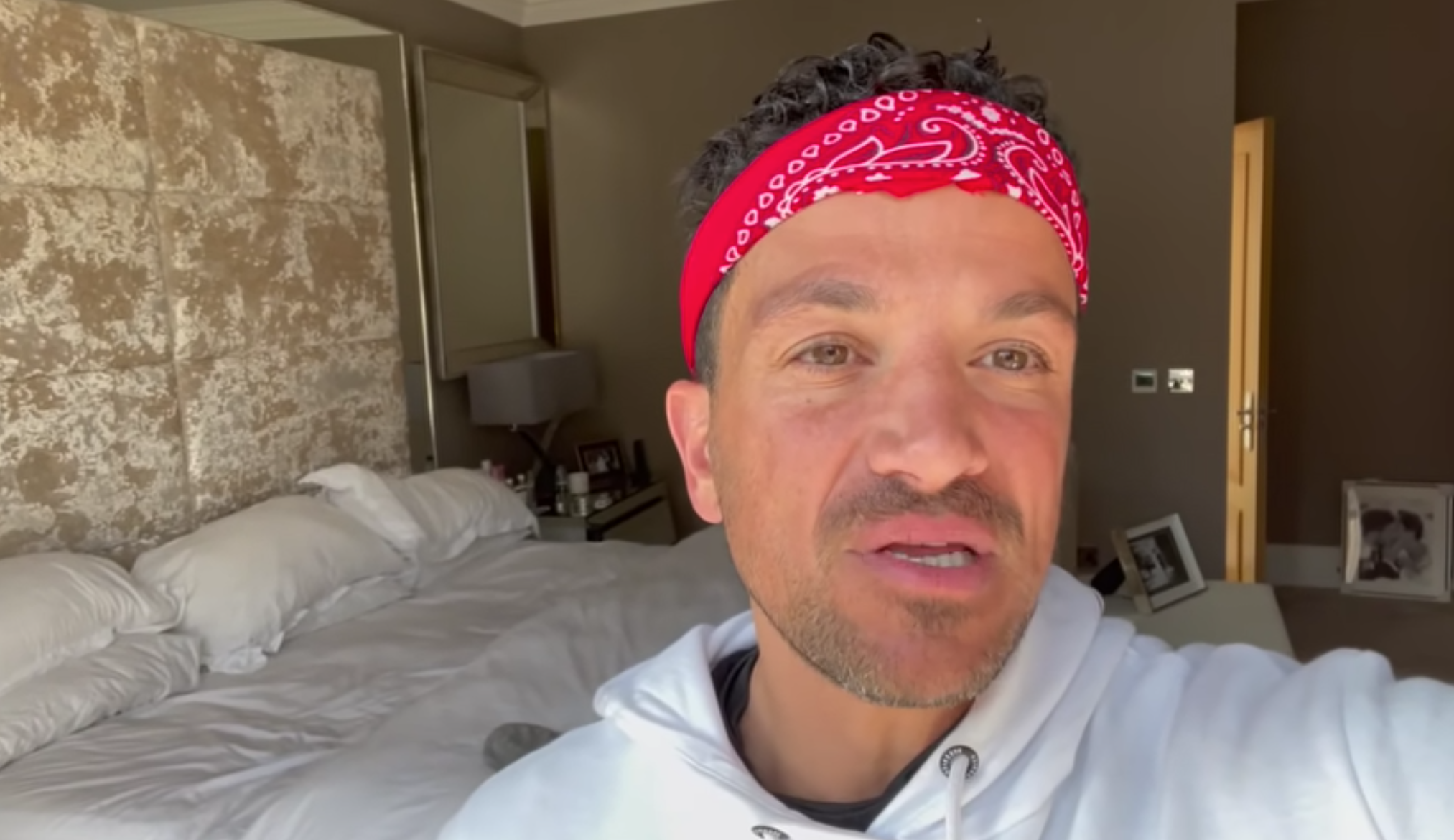 Peter Andre revealed son Junior battled coronavirus