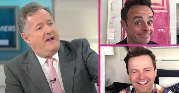 Ant and Dec poke fun at Piers Morgan