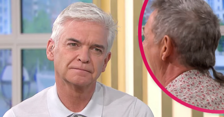 This Morning today saw Phillip Schofield mock Matthew Wright's ponytail after he fat-shamed the Friends cast