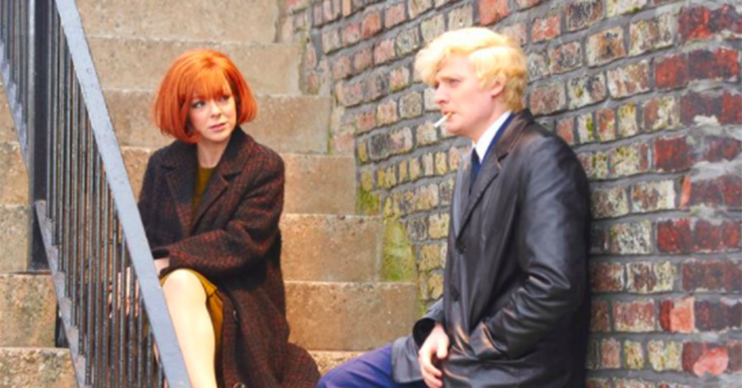 Aneurin Barnard and Sheridan Smith in Cilla