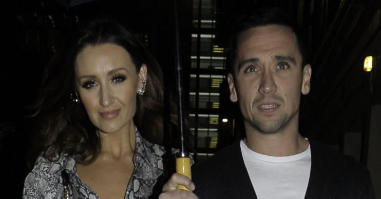 Catherine Tyldesley and husband Tom Pitfield