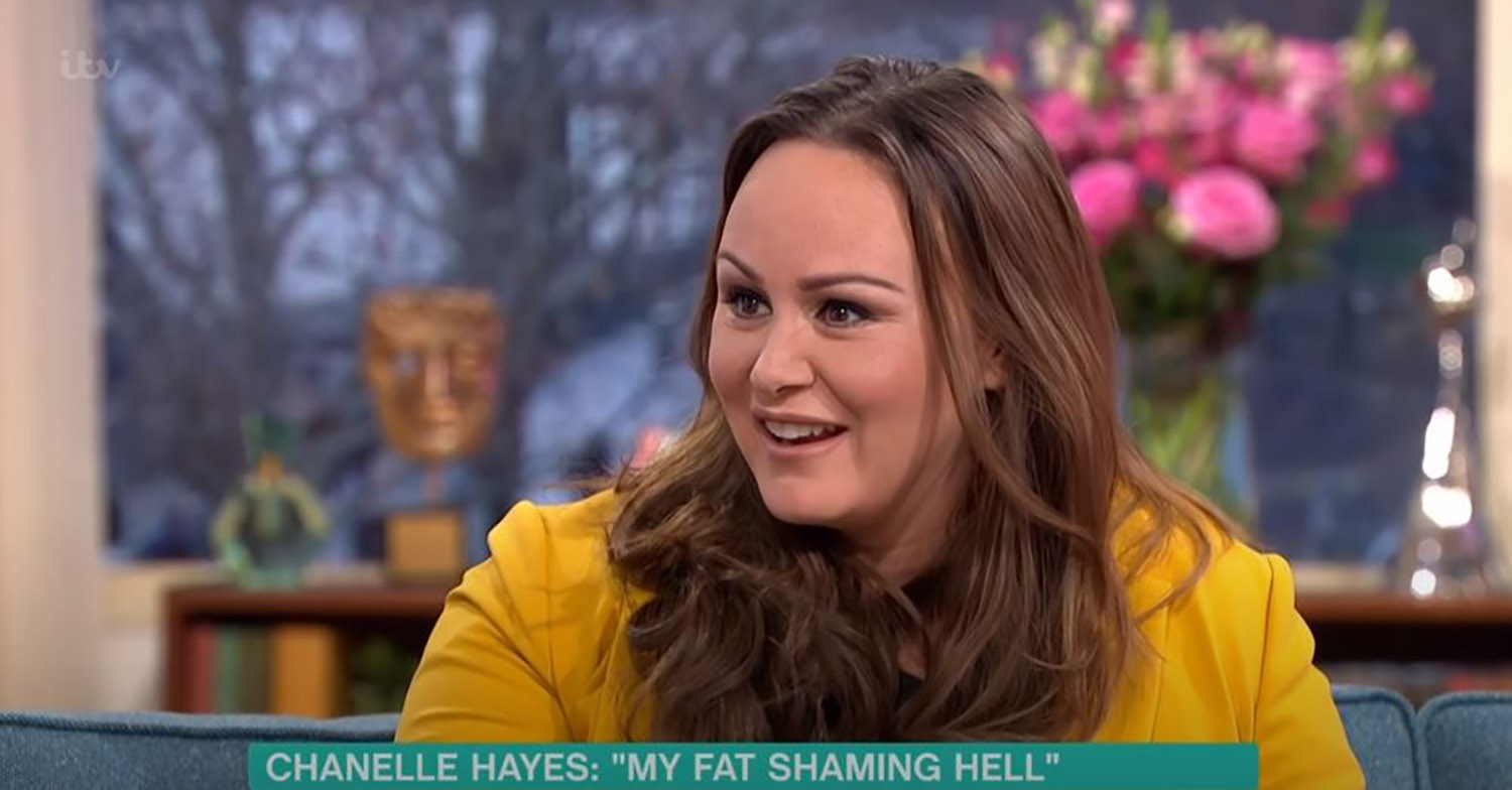 Chanelle Hayes talks about weight on This Morning