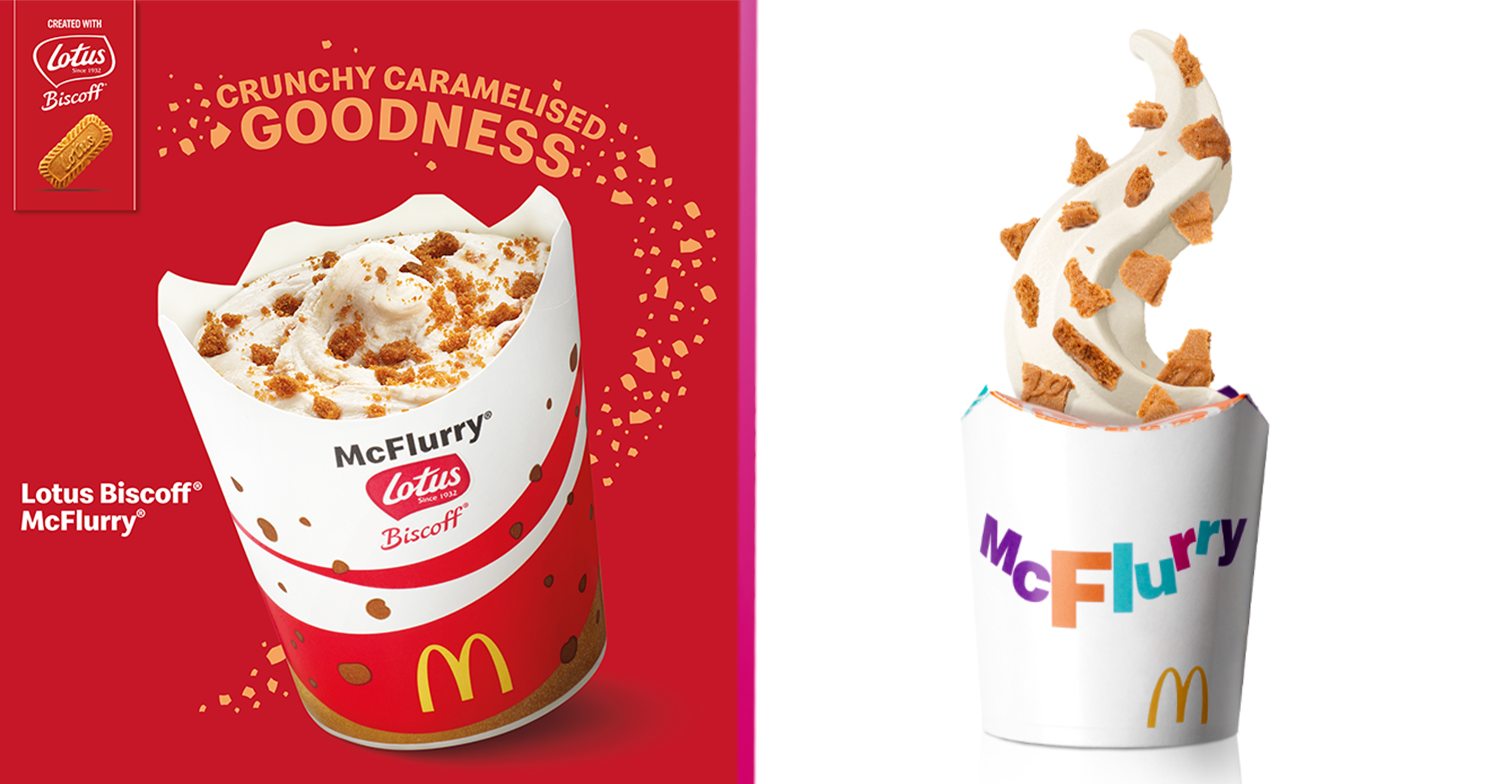 biscoff ice cream McFlurry launched by McDonald's
