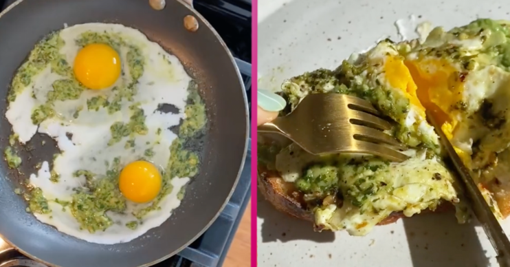 pesto eggs tiktok