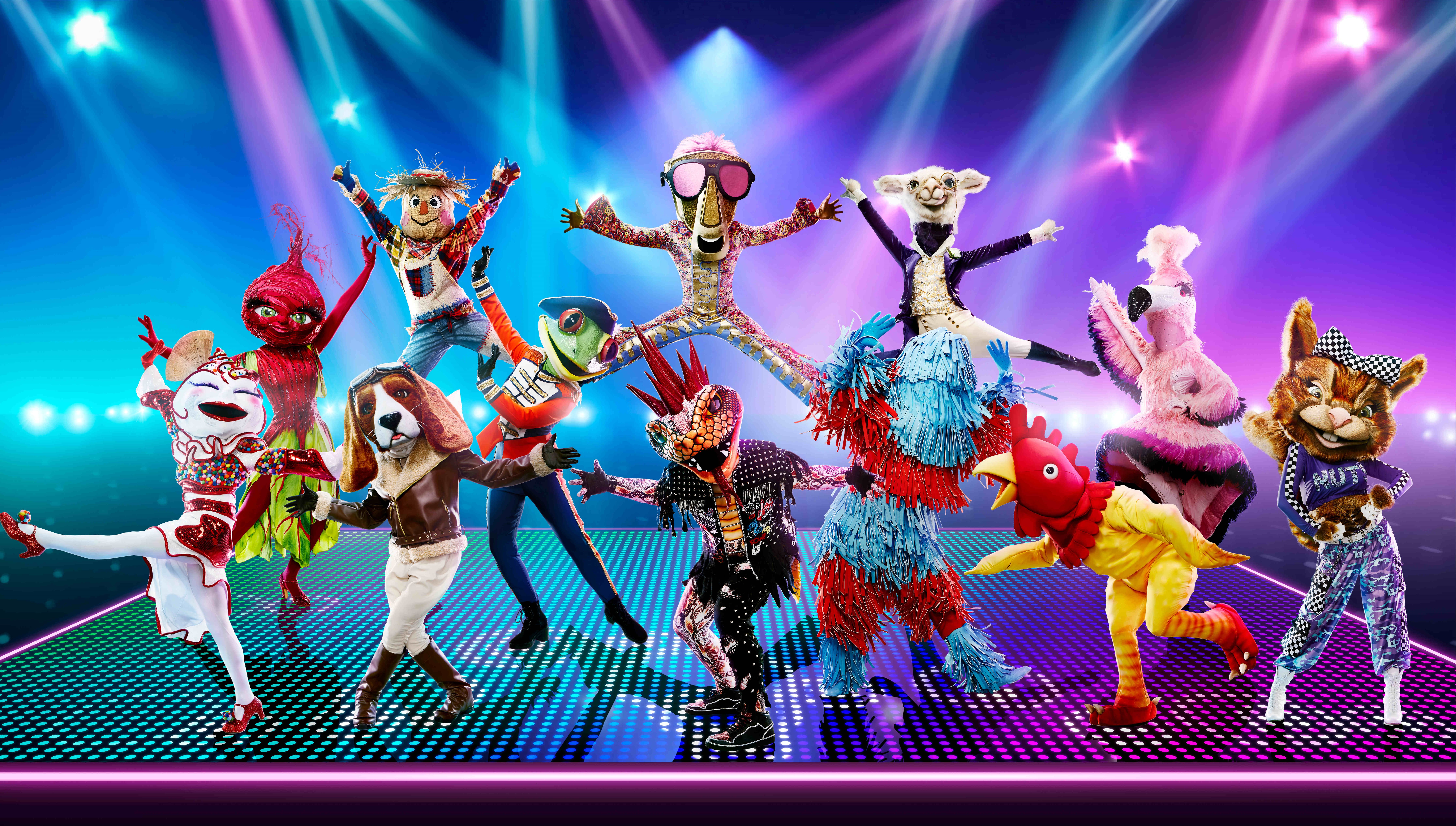 The Masked Dancer UK costumes