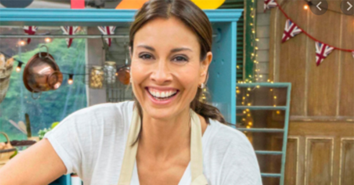 melanie sykes on gbbo