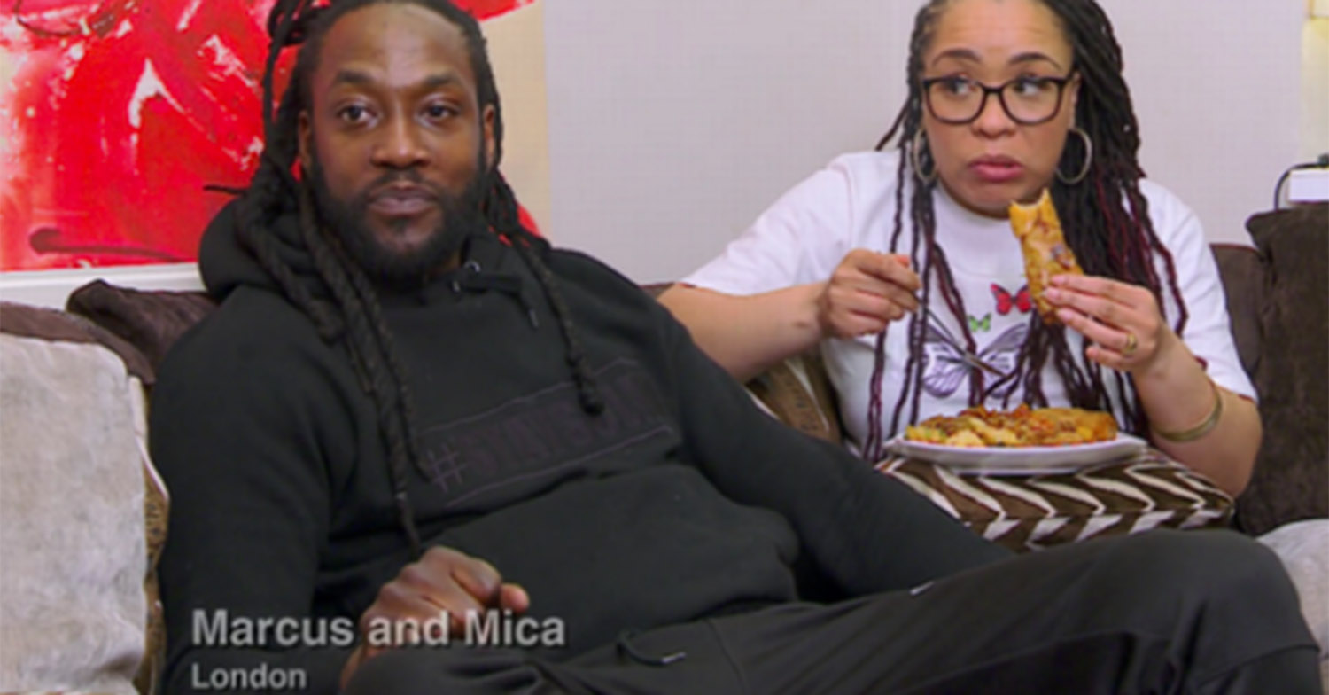Marcus and Mica on Gogglebox