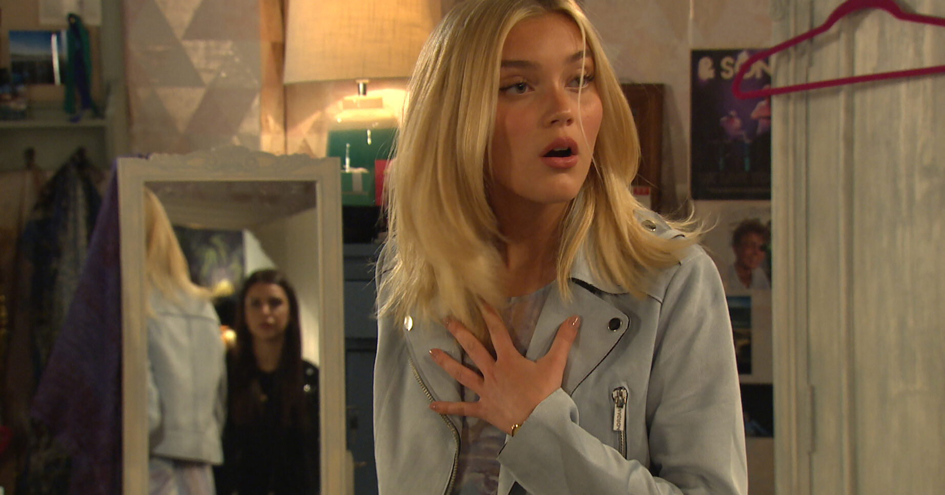Emmerdale spoilers Tuesday July 6 - Leanna is shocked when Meena appears