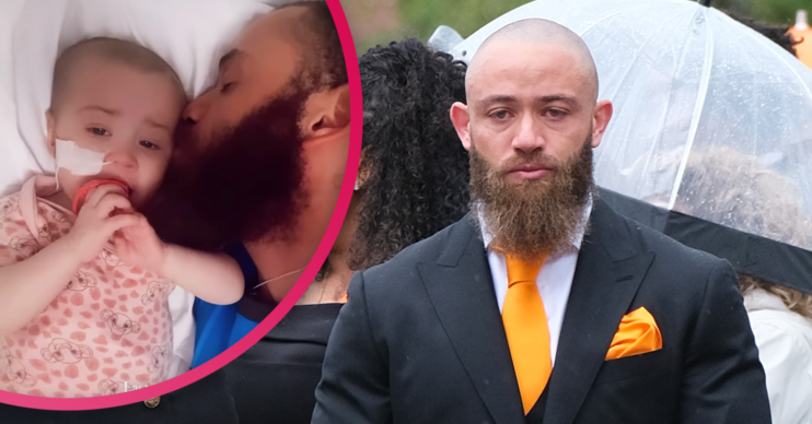 Ashley cain baby: star has blanket of Azaylia's face