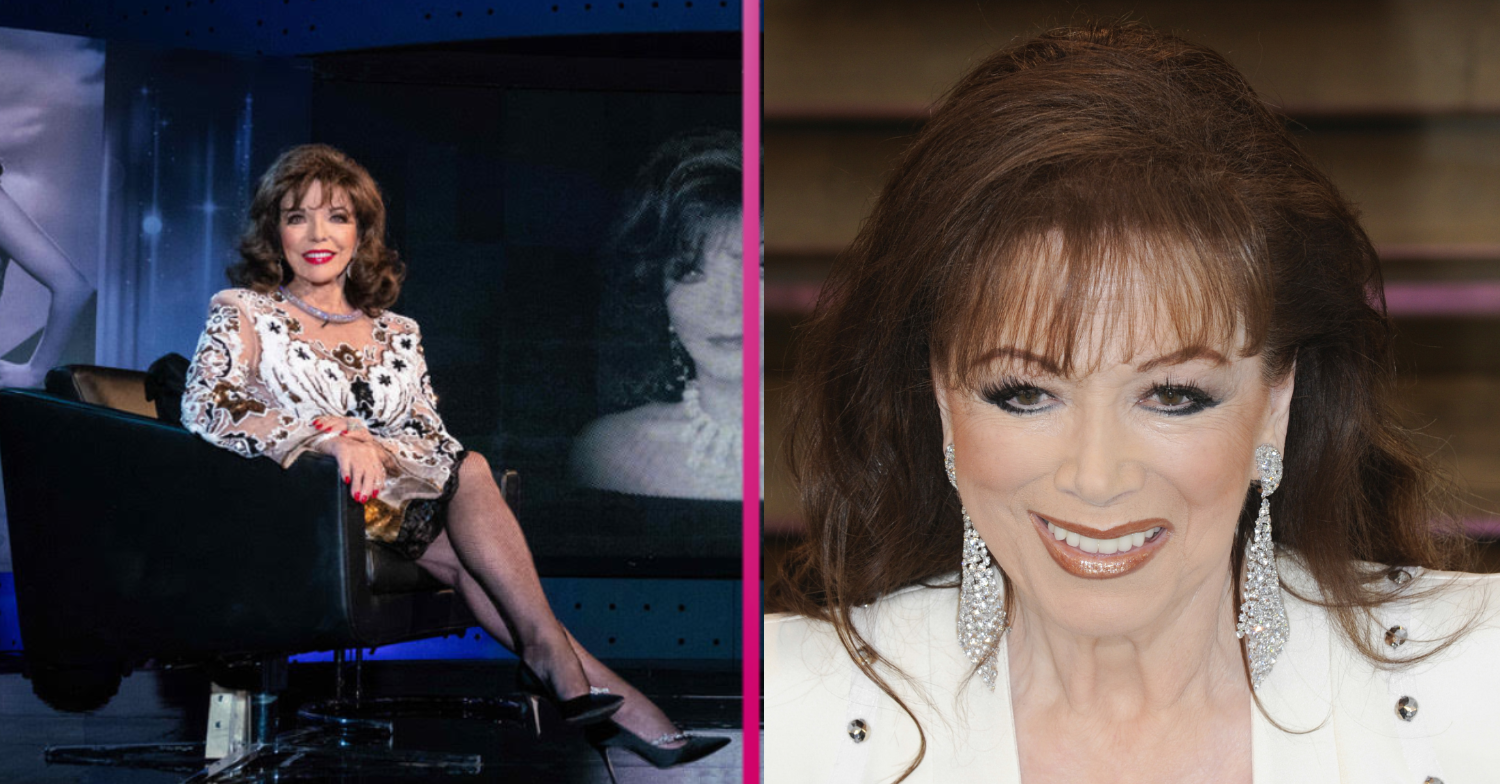 Joan Collins and sister Jackie Collins