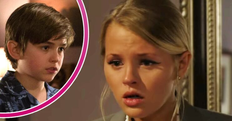EastEnders comp image of Bobby Beale and Lucy Beale (Credit: BBC/Comp ED!)