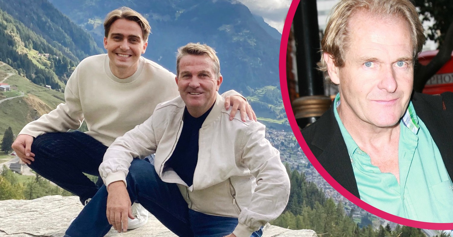The Larkins on ITV1 cast with Bradley Walsh, son Barney and Robert Bathurst