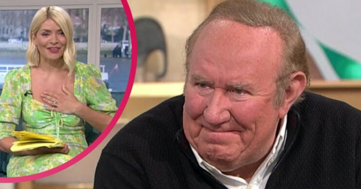 Andrew Neil on This Morning welled up as he thanked Phil and Holly for being 'so kind'