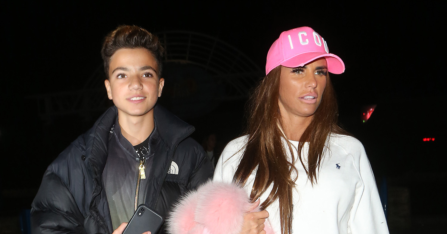 Junior Andre with mum Katie Price