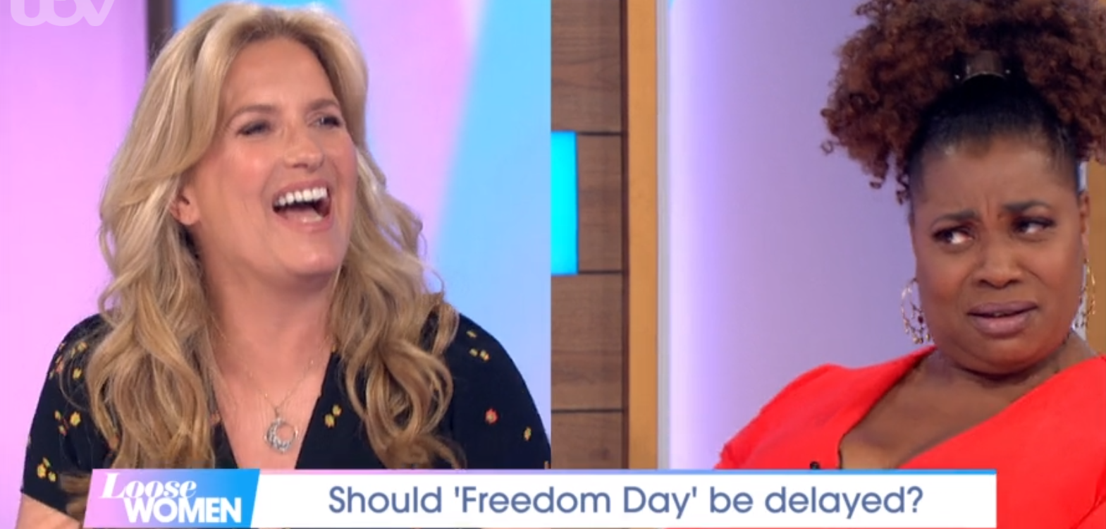 Loose Women: Penny tells Brenda to 'calm down'