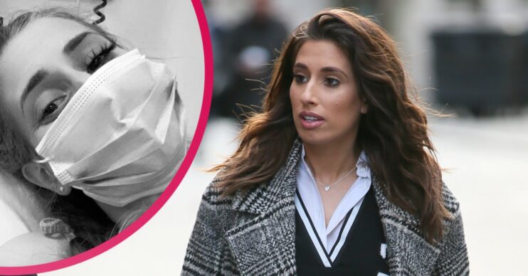 stacey solomon and rex home from hospital