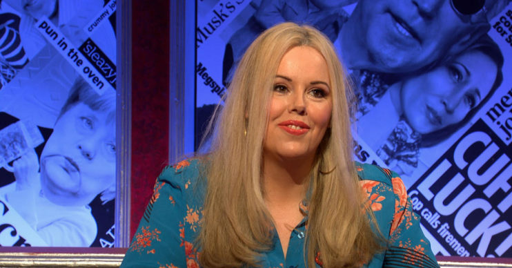 Roisin Conaty on the panel of Have I Got News For You