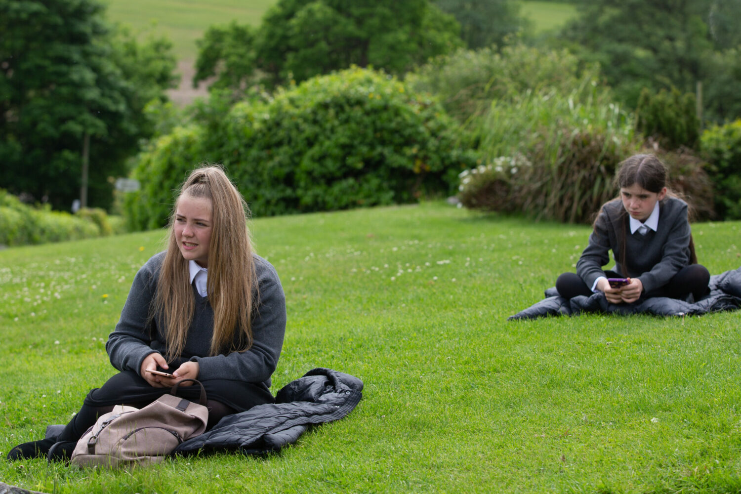 Cathy assures April she’ll protect her from the trolls so there's no need to bother Marlon (Credit: ITV)