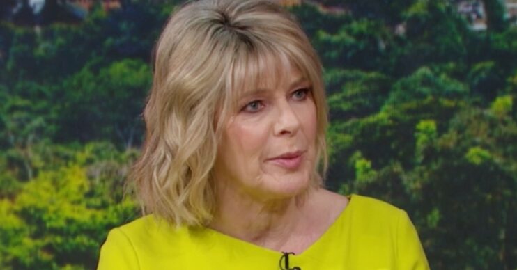 Ruth Langsford showing off her hair on This Morning