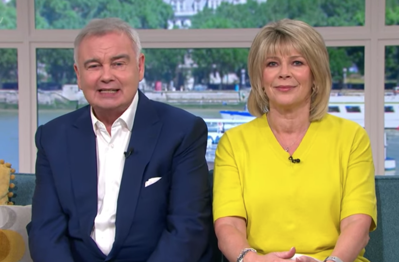 Ruth Langsford and Eamonn Holmes on This Morning
