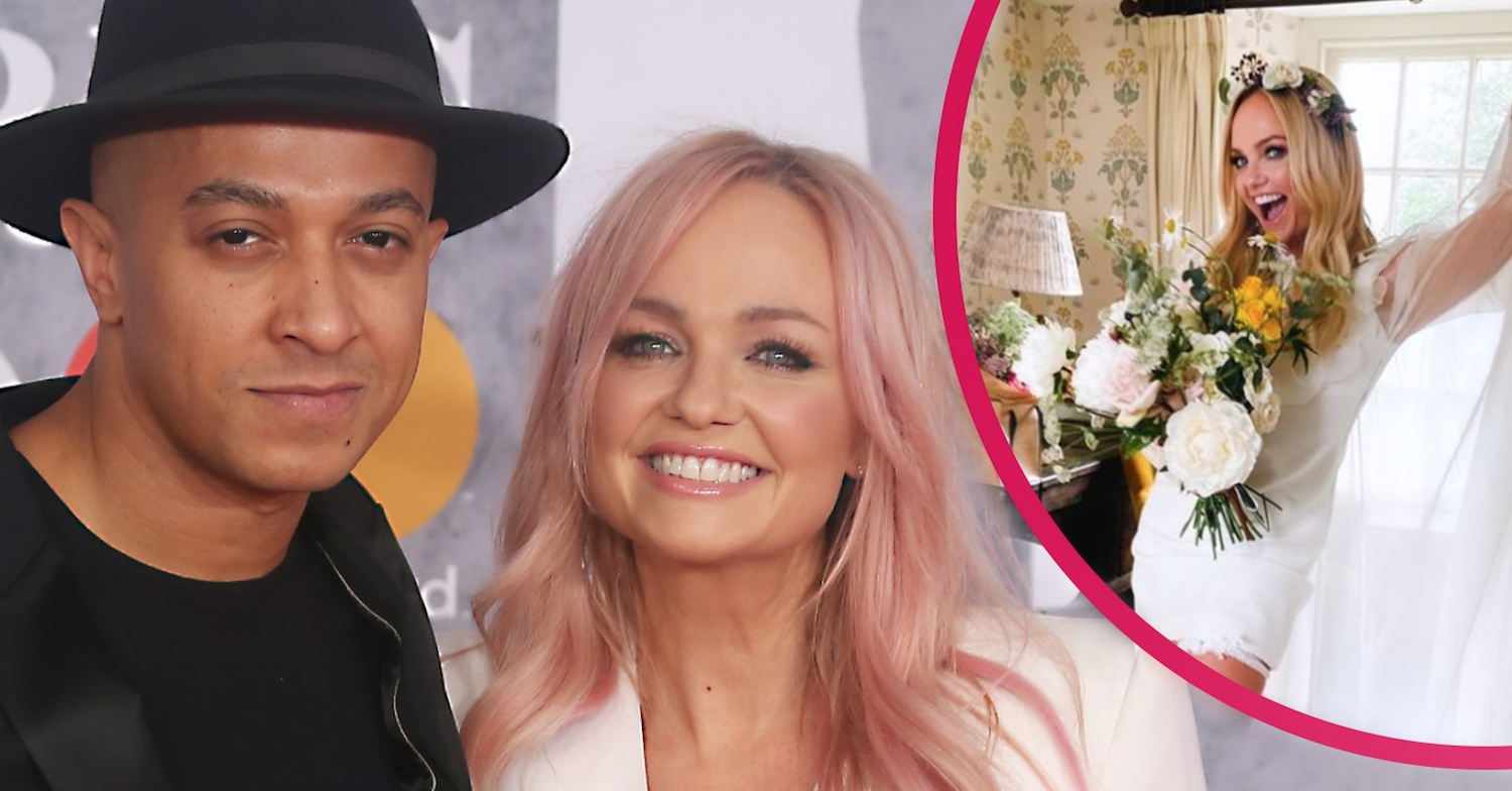 Emma Bunton wedding dress