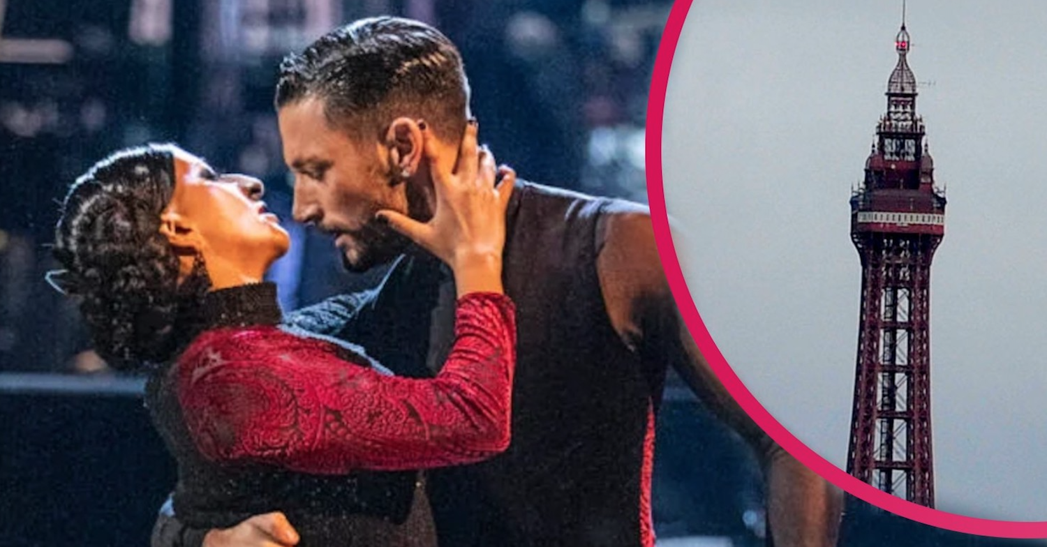 Ranvir Singh and Giovanni Pernice smoulder on Strictly Come Dancing in the shadow of Blackpool Tower