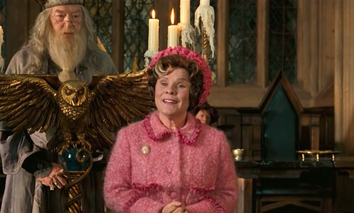 Harry Potter couldn't quite get over seeing Imelda Staunton as the Queen in The Crown